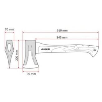 Колун для дров ручний ALLOID SW-192000 фото 2