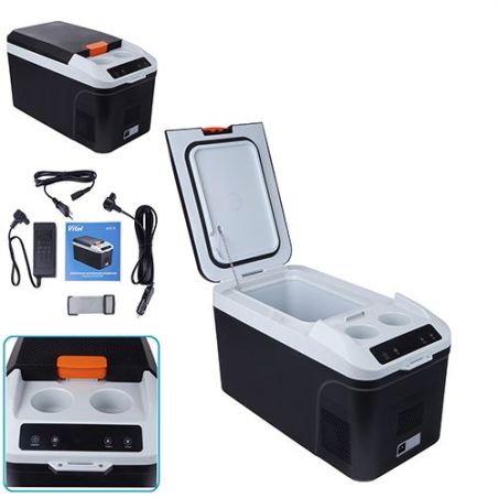 Автохолодильник компрессорный переносной Vitol VCCF-15 12/24/220 вольт 15 литров фото