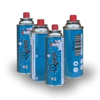 Газовий балон туристичний цанговий Quest 4х220 г (Q-G220_4) фото