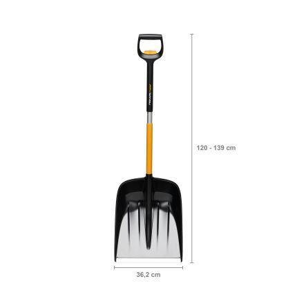 Лопата для снігу пластикова телескопічна Fiskars X-series™ (1057188) фото