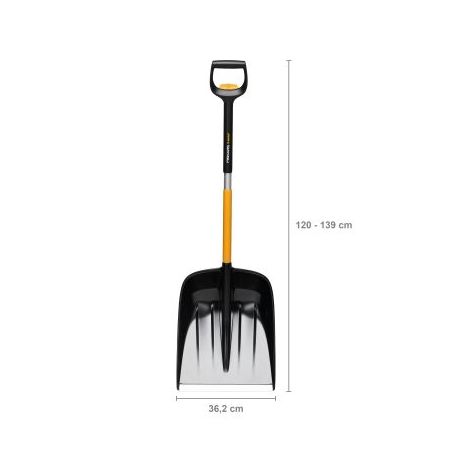 Лопата для снігу пластикова телескопічна Fiskars X-series™ (1057188) фото