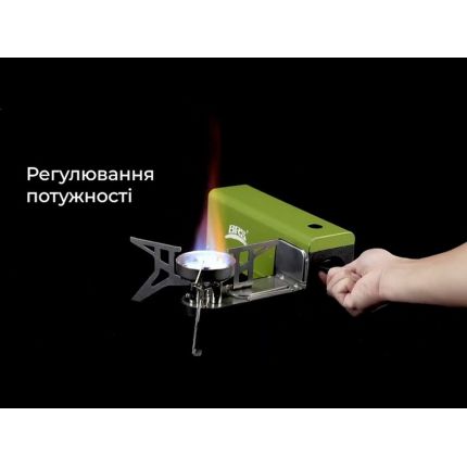 Туристична газова плита складна з п'єзопідпалом BRS (97) фото