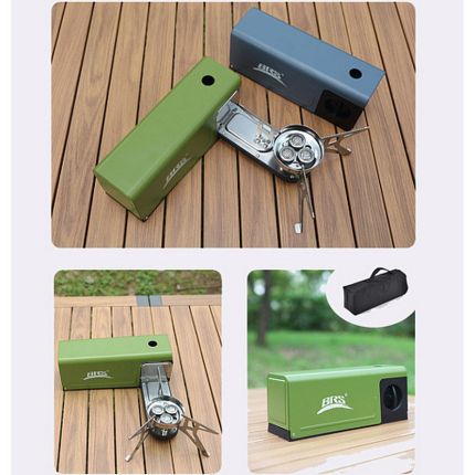 Туристична газова плита складна з п'єзопідпалом BRS (97) фото