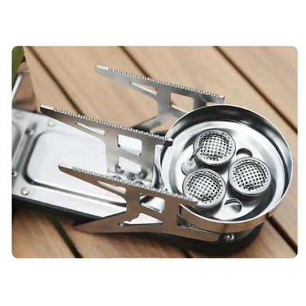 Туристична газова плита складна з п'єзопідпалом BRS (97) фото