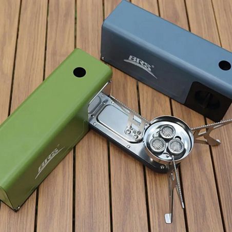 Туристична газова плита складна з п'єзопідпалом BRS (97) фото