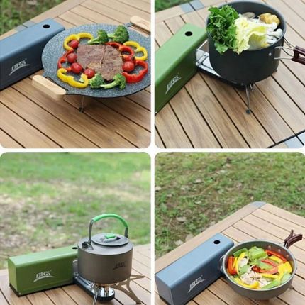 Туристична газова плита складна з п'єзопідпалом BRS (97) фото