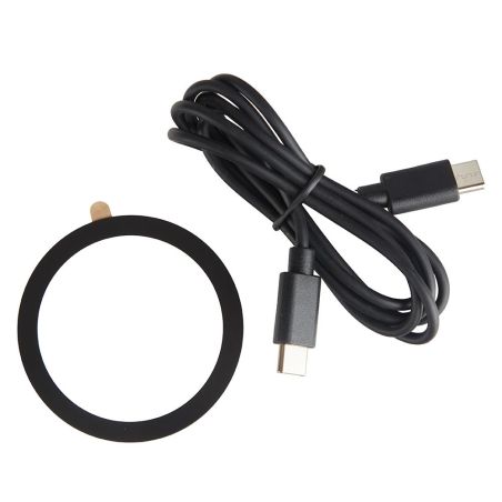 Держатель для телефона в машину на присоске магнитный с беспроводной зарядкой VOIN UHV-0802 фото