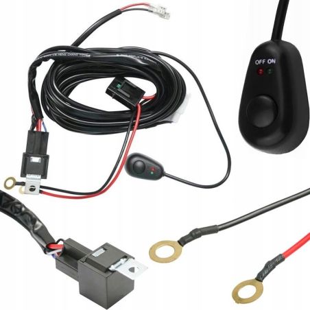 Проводка для противотуманок StarLight №5 (реле+кнопка 5,5 м 1200 W) фото