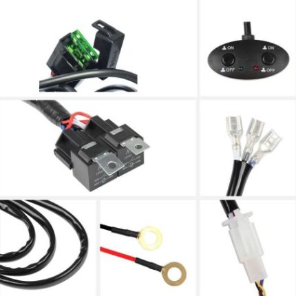 Проводка для протитуманок StarLight №7 (реле+2 кнопки 4.8 м 120W) фото