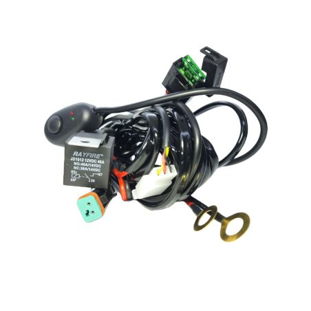 Проводка для противотуманок StarLight №11 (реле+кнопка 5,6 м 240W) фото