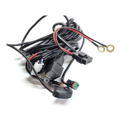 Проводка для противотуманок StarLight №11 (реле+кнопка 5,6 м 240W) фото