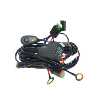 Проводка для противотуманок StarLight №11 (реле+кнопка 5,6 м 240W) фото