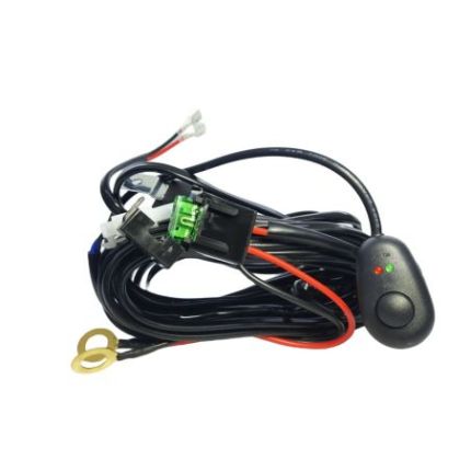 Проводка для противотуманок StarLight №8 (реле+кнопка 5,5 м 240W) фото