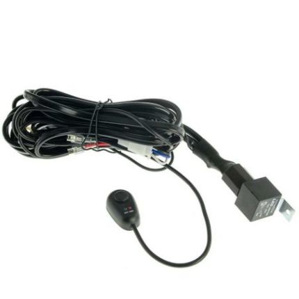 Проводка для противотуманок StarLight №8 (реле+кнопка 5,5 м 240W) фото