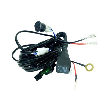 Проводка для противотуманок StarLight №14 (реле+кнопка 5,6 м 120W) фото