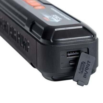 Аккумуляторный компрессор для авто Elegant Force Plus 30 л/мин 6000 mAh (повербанк, фонарик), купить в Украине