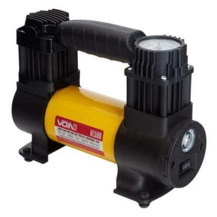 Компрессор автомобильный 12 вольт от прикуривателя 40 л/мин (фонарик) VOIN VL-590, купить в Украине