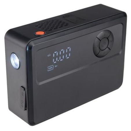 Аккумуляторный компрессор для авто Vitol K-25 20 л/мин 6000 mAh (повербанк, бустер, фонарик), купить в Украине