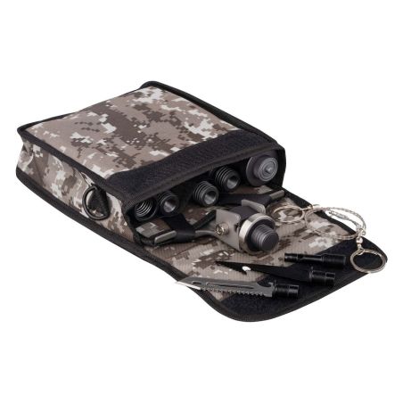 Лопата складная тактическая многофункциональная мультитул 22 в 1 2E Ranger Steel Gray 2E-TSMTSF1-STGR фото