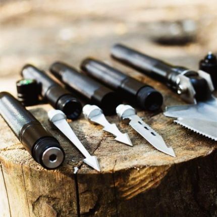 Лопата складная тактическая многофункциональная мультитул 12 в 1 Adimanti HK001 фото