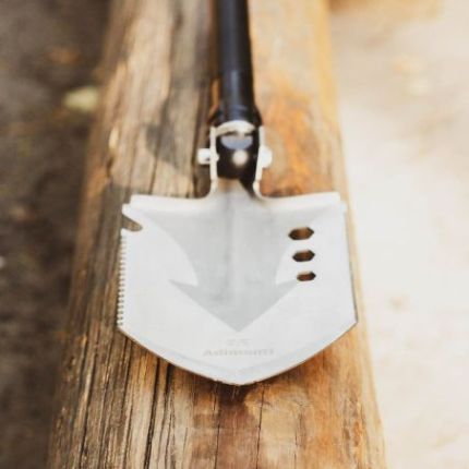 Лопата складная тактическая многофункциональная мультитул 12 в 1 Adimanti HK001 фото