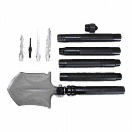 Лопата складная тактическая многофункциональная мультитул 10 в 1 Adimanti HK002 фото