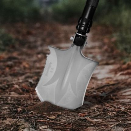 Лопата складная тактическая многофункциональная мультитул 10 в 1 Adimanti HK002 фото