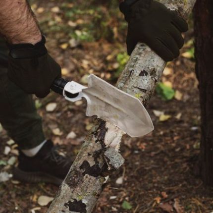 Лопата складная тактическая многофункциональная мультитул 10 в 1 Adimanti HK002 фото