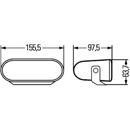 Дополнительные галогеновые фары дальнего света - Hella FF 75 (1FA 008 284-811) фото