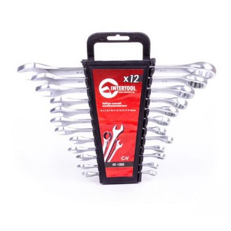 Набор ключей (комбинированные) 12 ед. Intertool HT-1203 фото