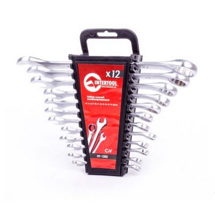Набор ключей (комбинированные) 12 ед. Intertool HT-1203 фото