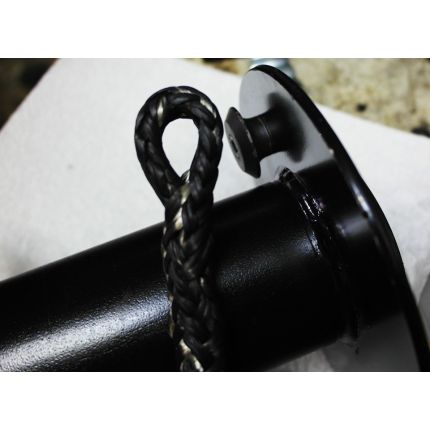 Грибок для крепления синтетического троса к барабану лебедки фото