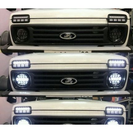 Led подфарники Нива фото