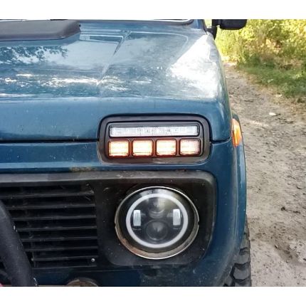 Led подфарники Нива фото