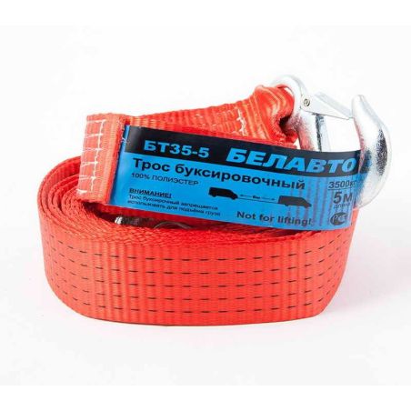 Трос буксировочный БЕЛАВТО 3,5 тонны (крюк-крюк) фото