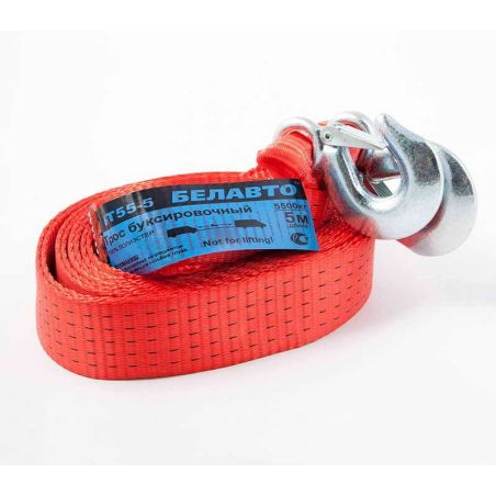 Трос буксировочный БЕЛАВТО 5,5 тонны (крюк-крюк) фото