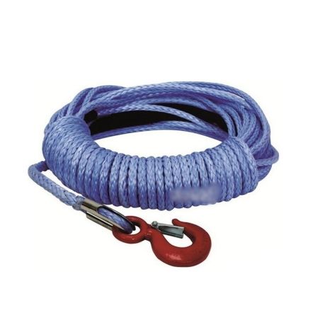 Кевларовий (синтетичний) трос із гаком для лебідки T-Max 9,9 мм 28 метрів фото
