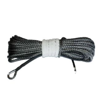 Кевларовый (синтетический) трос для лебёдки 9,5 мм 30 м Dragon Winch фото 2