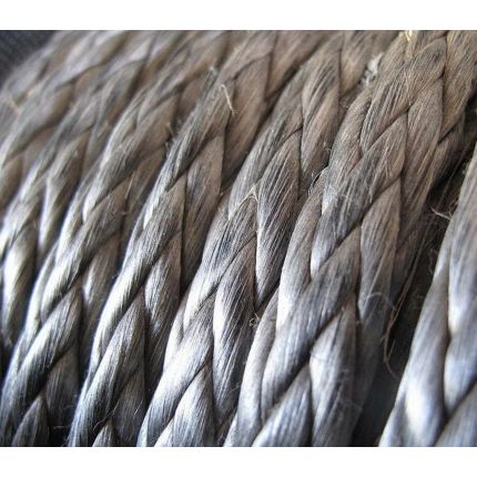Кевларовый (синтетический) трос для лебёдки (Dyneema SK-78) 8 мм фото