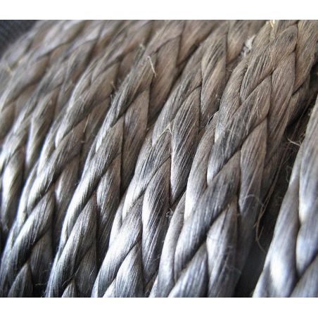 Кевларовый (синтетический) трос для лебёдки (Dyneema SK-78) 8 мм фото Кевларовый (синтетический) трос для лебёдки (Dyneema SK-78) 8 мм фото