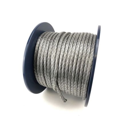 Кевларовый (синтетический) трос для лебёдки (Dyneema SK-78) 8 мм фото Кевларовый (синтетический) трос для лебёдки (Dyneema SK-78) 8 мм фото