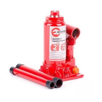 Гидравлический домкрат для авто - Intertool GT0021 (2 тонны, 158-308 мм, коробка) фото