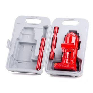 Гідравлічний домкрат для авто - Intertool GT0053 (5 тонн, 200-385 мм, кейс) фото 2