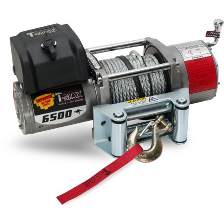 Электрическая лебёдка T-Max EW- 6500 12V/2950кг COMPETITION SERIES/RADIO/синт.трос 8,1mm*30m фото Электрическая лебёдка T-Max EW- 6500 12V/2950кг COMPETITION SERIES/RADIO/синт.трос 8,1mm*30m фото