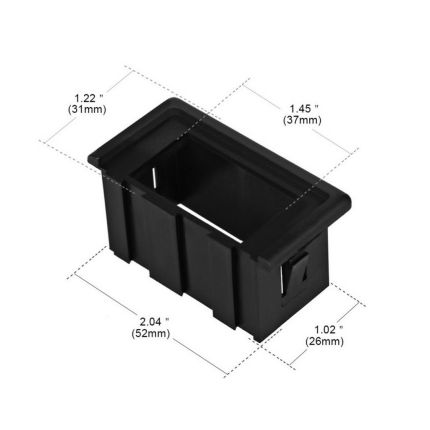 Бічний елемент модульного корпусу під тумблери фото