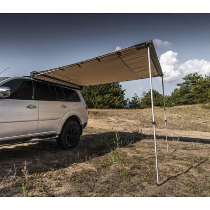 Автомобильный тент маркиза ORPRO 2 x 2.5 м (с боковой стенкой и LED подсветкой) фото