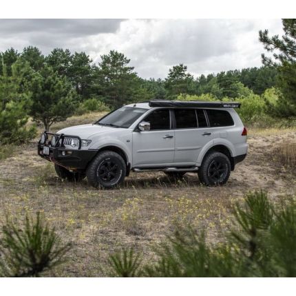 Автомобільний тент маркіза ORPRO 2,5 х 2,5 м (з бічною стінкою та LED підсвічуванням) фото