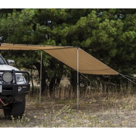 Автомобільний тент маркіза ORPRO 2,5 х 2,5 м (з бічною стінкою та LED підсвічуванням) фото