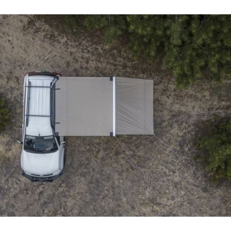 Автомобільний тент маркіза ORPRO 2,5 х 2,5 м (з бічною стінкою та LED підсвічуванням) фото