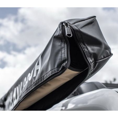 Автомобільний тент маркіза ORPRO 2,5 х 2,5 м (з бічною стінкою та LED підсвічуванням) фото